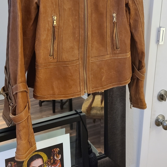 Andrew Marc Leather Jacket - Picture 13 of 14